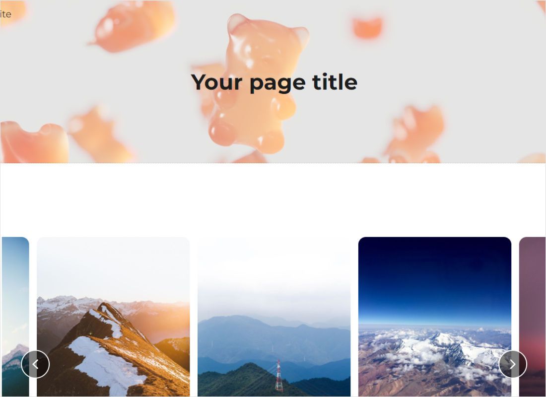 Drag the frame handles until the widget fits and press Publish . Visitors get the live result, like the photo 