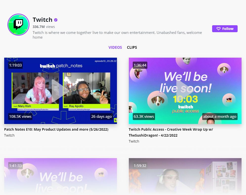 Twitch Feed