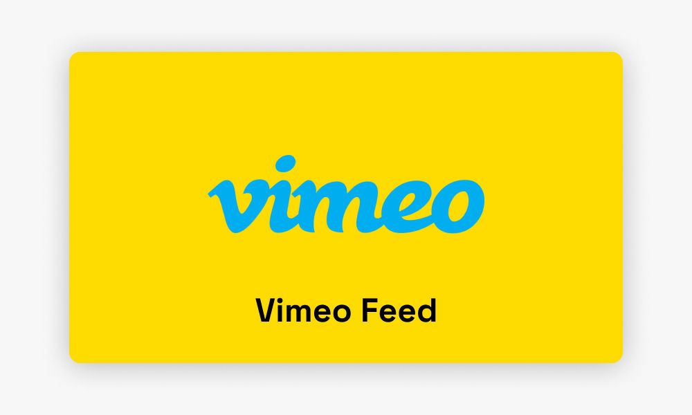 Vimeo Feed
