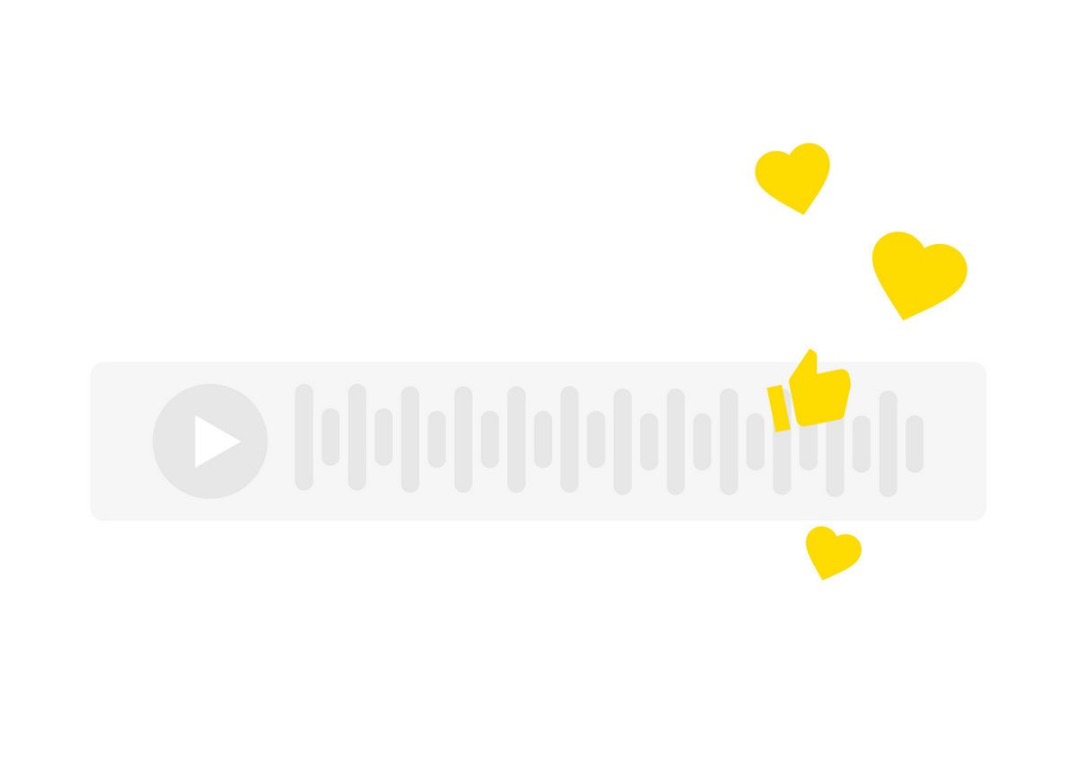 Floating audio bar pinned to the corner of a web page while a visitor scrolls through tour dates