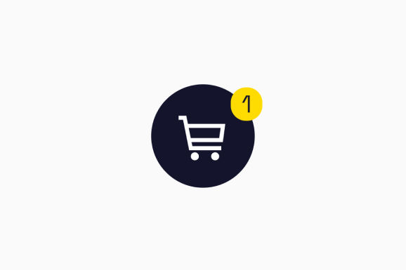 Smart Cart checkout window on a Mobirise store page