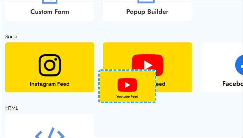 Adding the video block to a page